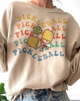 Multi Pickleball Graphic Sweatshirt