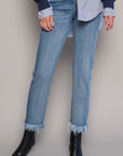 Insane Gene High Rise Cropped Straight Jeans