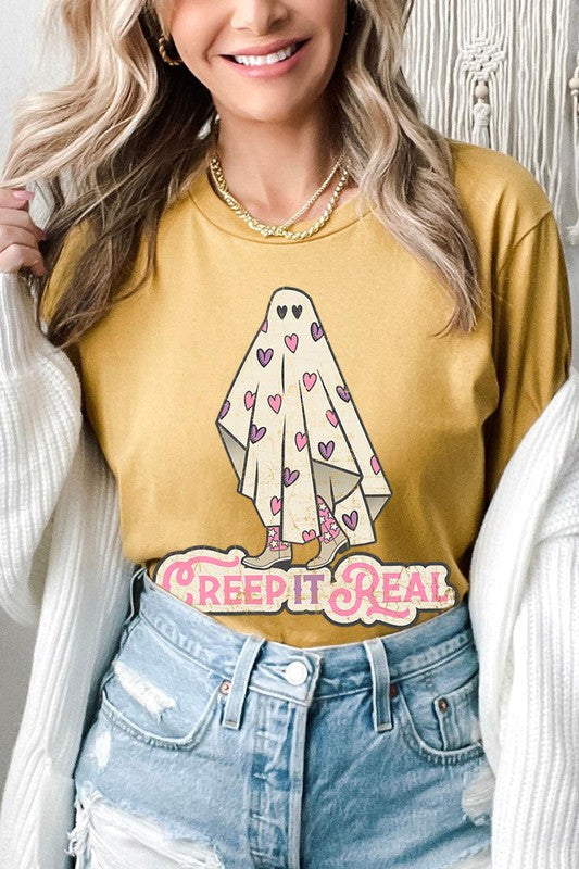 Creep It Real Halloween Graphic Tee- Online Only