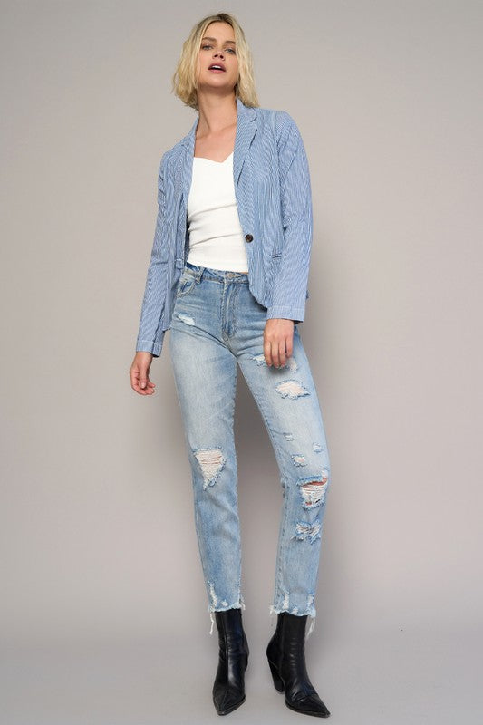 Insane Gene High Rise Girlfriend Jeans