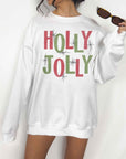 Holly Jolly Christmas Oversized Sweatshirt