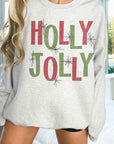 Holly Jolly Christmas Oversized Sweatshirt