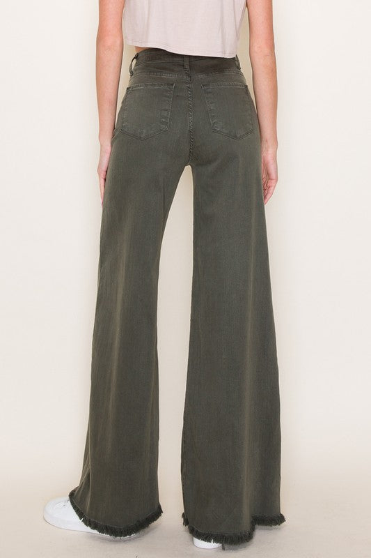 O2 Denim Wide Leg Denim Jeans