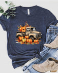 Fall Pumpkins Truck Graphic Tee