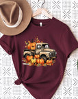 Fall Pumpkins Truck Graphic Tee