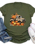 Fall Pumpkins Truck Graphic Tee