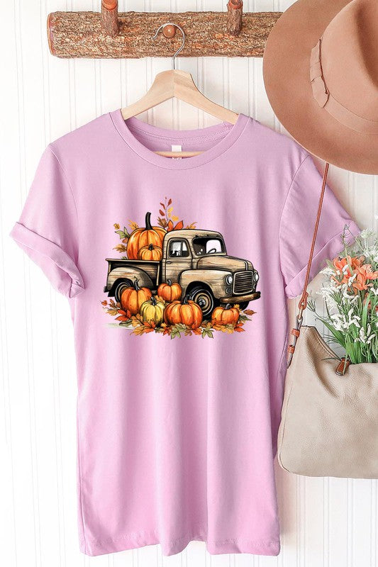 Fall Pumpkins Truck Graphic Tee