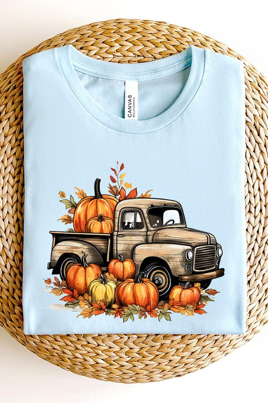 Fall Pumpkins Truck Graphic Tee