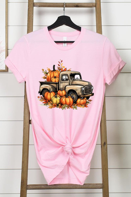 Fall Pumpkins Truck Graphic Tee