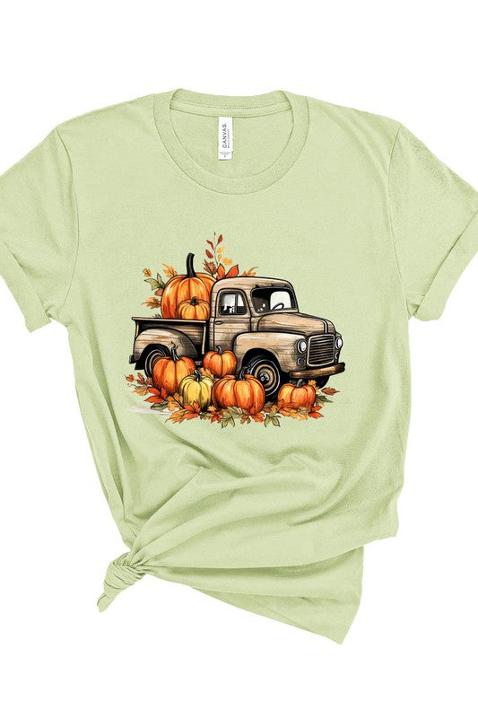 Fall Pumpkins Truck Graphic Tee