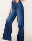 O2 Denim Western Denim Wide Leg Jean