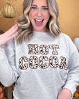 Leopard Ideal Chenille Hot Cocoa Sweatshirt