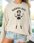 Hands Off Western Oversized Sweatshirt