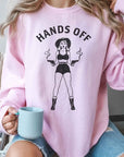 Hands Off Western Oversized Sweatshirt