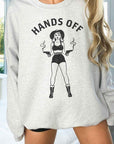 Hands Off Western Oversized Sweatshirt