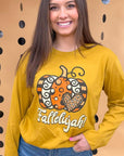 Fallelujah Graphic Boyfriend Long Sleeve T-Shirt