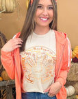 Sketch Turkey Thanksgiving Graphic T-Shirt