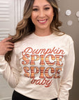 Pumpkin Spice Spice Baby Graphic LS T-Shirt