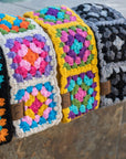 CC Handmade Colorful Crochet Pattern Head Wrap