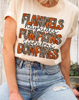 Flannels, Hayrides, Pumpkins Graphic Tee - Online Only