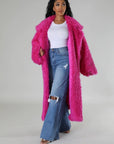 ATHINA Fuzzy Fur Winter Heavy Jacket