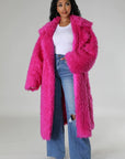 ATHINA Fuzzy Fur Winter Heavy Jacket