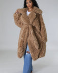 ATHINA Fuzzy Fur Winter Heavy Jacket