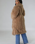 ATHINA Fuzzy Fur Winter Heavy Jacket