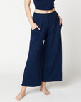 Fabina Bamboo Wide Pants Ankle Length