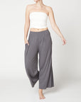 Fabina Bamboo Wide Pants Ankle Length