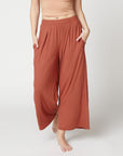 Fabina Bamboo Wide Pants Ankle Length