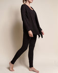 Fabina Bamboo Simple Tie Front Cardigan