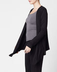 Fabina Bamboo Simple Tie Front Cardigan