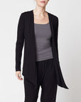 Fabina Bamboo Simple Tie Front Cardigan