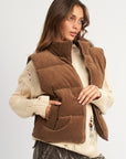 Emory Park Corduroy Puffer Vest