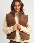 Emory Park Corduroy Puffer Vest