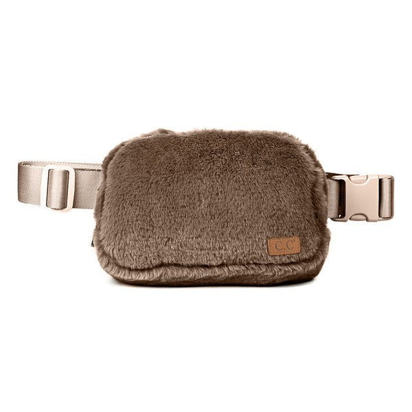 CC Faux Fur Belt Bag Fanny Pack