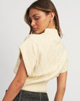 Emory Park Turtle Neck Ribbed Vest