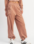 Emory Park Contrasted Cargo Jogger Pant