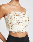 Emory Park Feather Tube Top