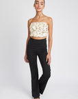 Emory Park Feather Tube Top