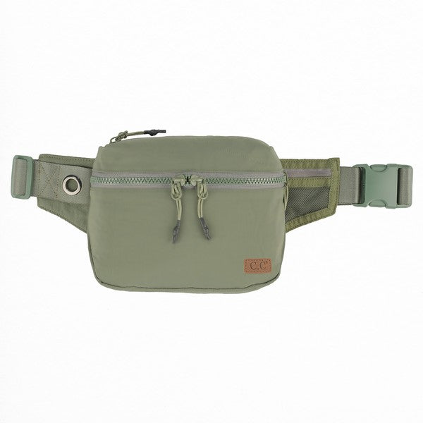 CC Zipper Fanny Pack - Authentic C.C Brand