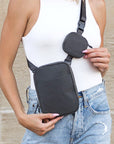 Eva Clippable/ Removable Coin Pouch Crossbody