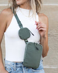 Eva Clippable/ Removable Coin Pouch Crossbody