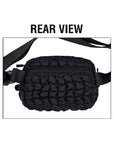 CC Quilted Puffer Belt Fanny Bag - Authentic C.C