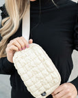 CC Quilted Puffer Belt Fanny Bag - Authentic C.C