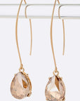 Euro Wire Teardrop Earrings