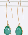 Euro Wire Teardrop Earrings