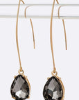 Euro Wire Teardrop Earrings