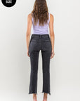 VERVET by Flying Monkey Plus Size High Rise Crop Flare Jeans